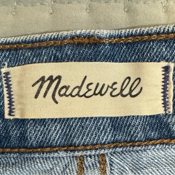 Madewell Mid Rise Perfect Vintage rough hem Jeans. Size 26 GUC. - Picture 7 of 13
